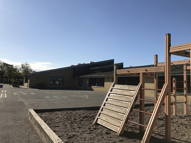 Vvs lægning af nye varmerør Skelgårdsskolen Kastrup