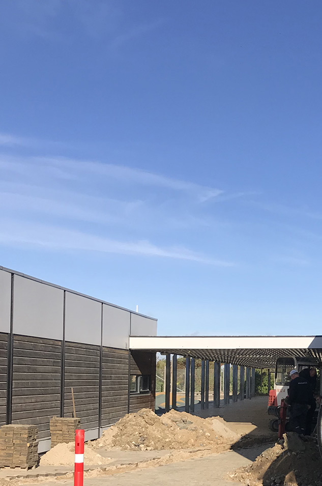 Vvs lægning af nye varmerør Skelgårdsskolen Kastrup